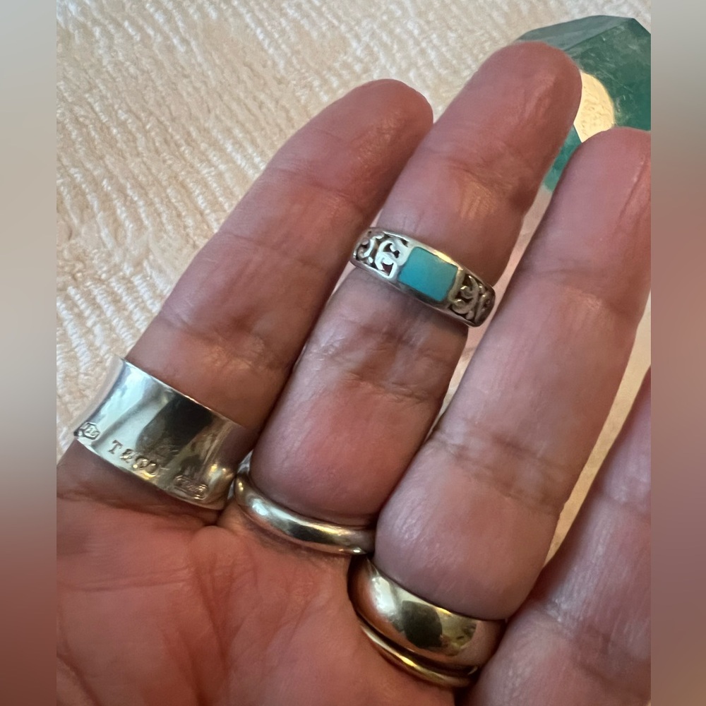 Vintage Sleeping Beauty Turquoise .925 Silver Ring